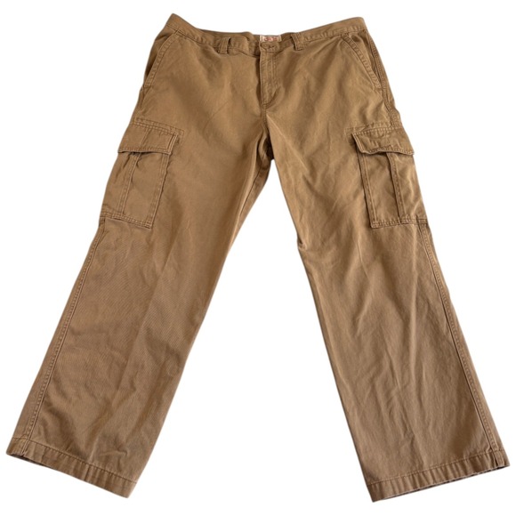 Old Navy Other - Old Navy Mens Cargo Vintage Pants 40x30 (40x28.5) Khaki Cotton Military Hiking